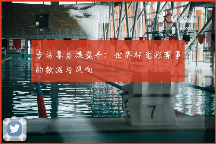 专访幕后操盘手:世界杯竞彩赛事的数据与风向